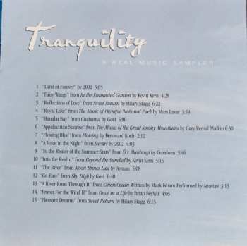 CD Various: Tranquility - A Real Music Sampler