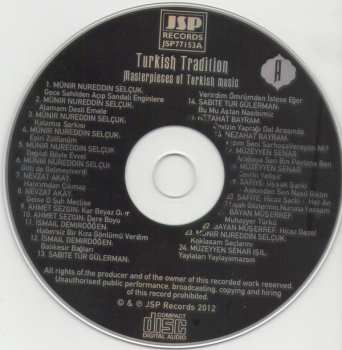 4CD Various: Turkish Tradition (Masterpieces Of Turkish Musical Culture)