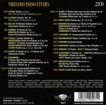 22CD/Box Set Various: Virtuoso Piano Etudes
