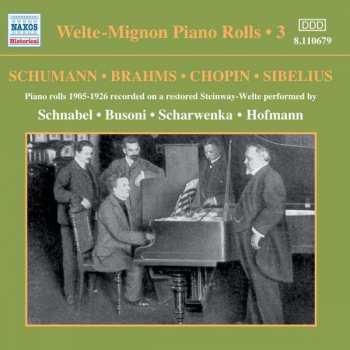 CD Various: Welte-Mignon Piano Rolls Volume 3