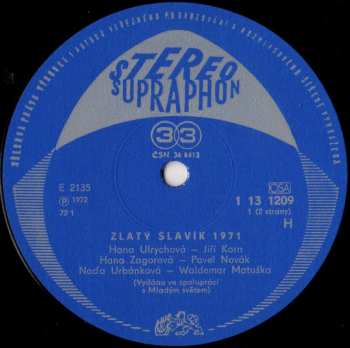 LP Various: Zlatý Slavík 1971