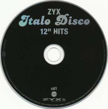 2CD Various: ZYX Italo Disco 12" Hits (Greatest Hits & B-Side Rarities)