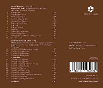 CD Veit Hertenstein: Romeo And Juliet  