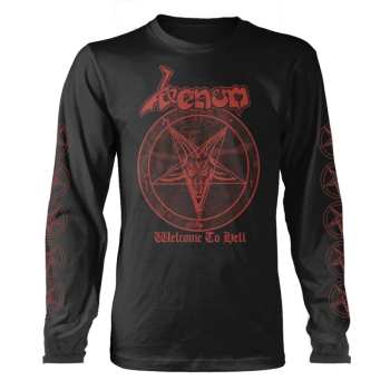 Merch Venom: Langarmshirts Welcome To Hell (red)