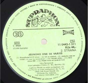 LP Věra Špinarová: Jednoho Dne Se Vrátíš