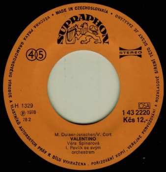 SP Věra Špinarová: Valentino • Můžeme Jít