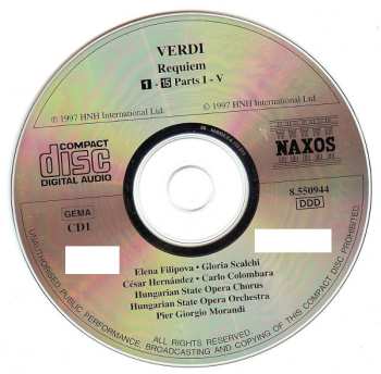 2CD Giuseppe Verdi: Requiem (Quattro Pezzi Sacri)