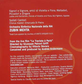 2CD Giuseppe Verdi: La Traviata A Paris (The Soundtrack)