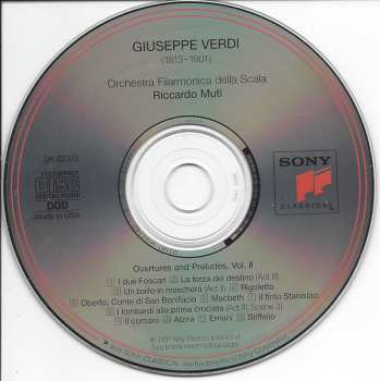 CD Giuseppe Verdi: Preludes & Overtures II