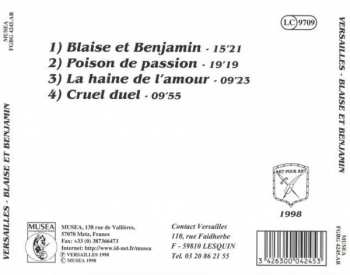 CD Versailles: Blaise Et Benjamin