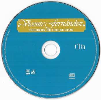 3CD/Box Set Vicente Fernandez: Tesoros De Coleccion