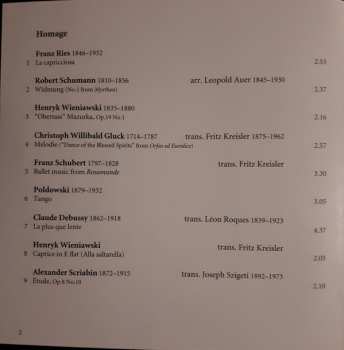 CD Vilde Frang: Homage