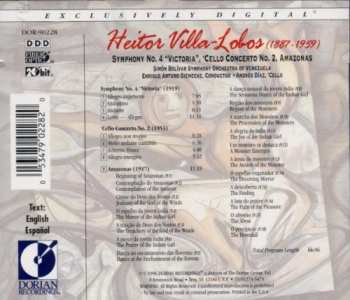 CD Heitor Villa-Lobos: Symphony No. 4 "Victoria, Cello Concerto No. 2, Amazonas