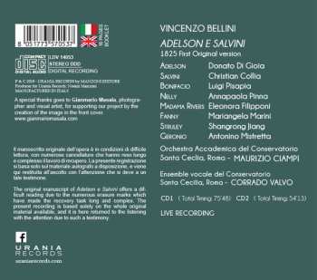 2CD Orchestra dell'Accademia Nazionale di Santa Cecilia: Adelson E Salvini