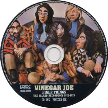 3CD/Box Set Vinegar Joe: Finer Things (The Island Recordings 1972-1973)