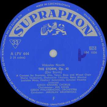 2LP/Box Set Vítězslav Novák: The Storm, Op. 42 (2xLP + BOX)