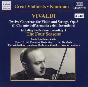 Album Various: Twelve Concertos For Violin And Strings, Op.8