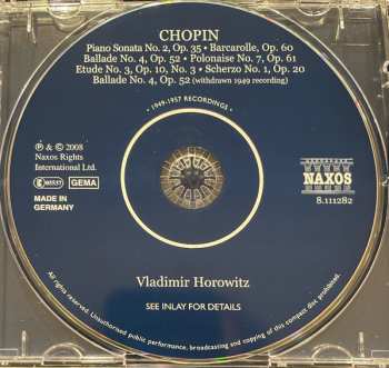 CD Frédéric Chopin: Piano Sonata No. 2 / Ballade No. 4 (1949 And 1952 Recordings)