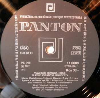 LP Vladimír Mikulka: Koncerty Pro Kytaru A Orchestr