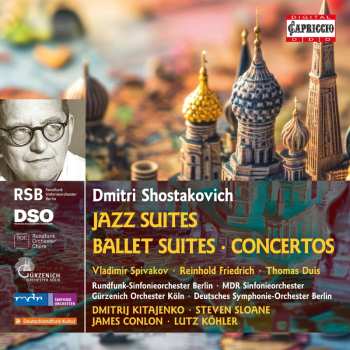 3CD Vladimir Spivakov: Shostakovich: Jazz Suites: Ballet Suites: Cons