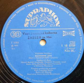 LP Vladislav Vančura: Rozmarné Léto