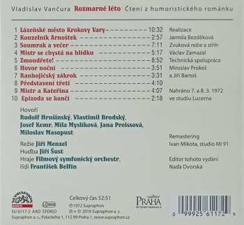 CD Vladislav Vančura: Rozmarné Léto