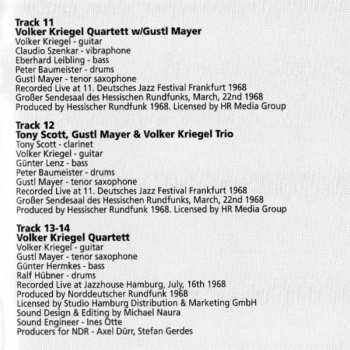 CD Volker Kriegel: With A Little Help From My Friends