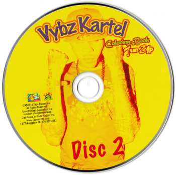 2CD Vybz Kartel: Colouring Book Tun Up