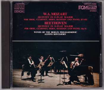 CD Ludwig van Beethoven: Quintet In E-Flat Major For Oboe, Clarinet, Horn, Bassoon And Piano, KV452 / Quintet In E-Flat Major For Oboe, Clarinet, Horn, Bassoon And Piano, Op.16