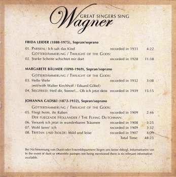 10CD/Box Set Richard Wagner: Great Singers Sing