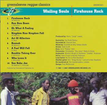 CD Wailing Souls: Firehouse Rock