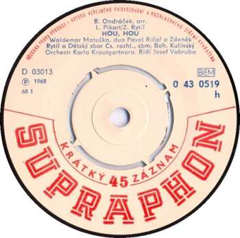 SP Hana A Petr Ulrychovi: Hou, Hou / Říční Panna