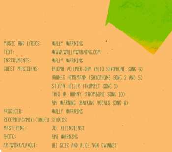 CD Wally Warning: Footsteps