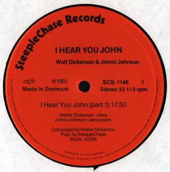 LP Walt Dickerson: I Hear You John