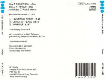 CD Walt Dickerson Trio: Peace