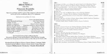 2CD Walter Braunfels: Prinzessin Brambilla: Opera In A Prologue And Five Scenes