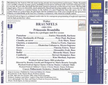 2CD Walter Braunfels: Prinzessin Brambilla: Opera In A Prologue And Five Scenes