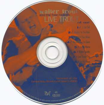 2CD Walter Trout And The Free Radicals: Live Trout