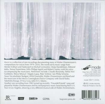 3CD Walter Zimmermann: Voces