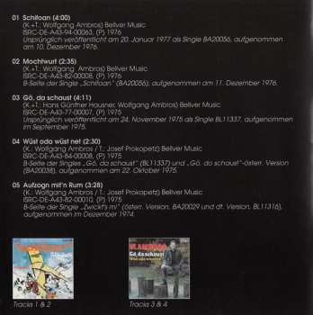 CD Wolfgang Ambros: Schifoan - Nachschlag 1973-1979