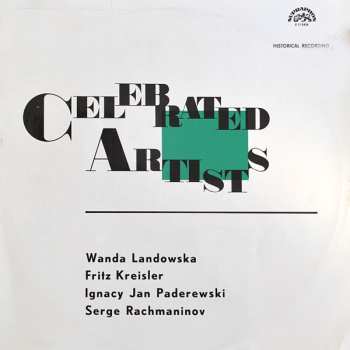 Album Sergei Vasilyevich Rachmaninoff: Celebrated Artists