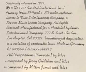 LP War: All Day Music