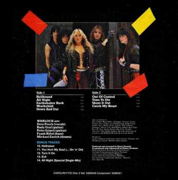 4CD/Box Set Warlock: I Rule The Ruins