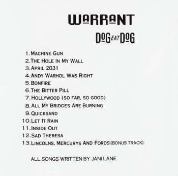 CD Warrant: Dog Eat Dog = ドッグ・イート・ドッグ LTD