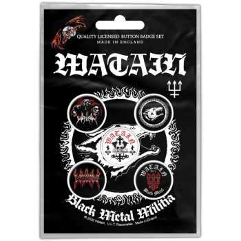 Merch Watain: Button-Set Black Metal Militia