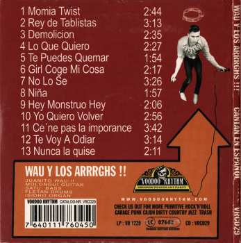 CD Wau Y Los Arrrghs!!!: Cantan En Español