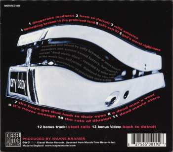 CD Wayne Kramer: More Dangerous Madness