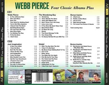 2CD Webb Pierce: Four Classic Albums Plus