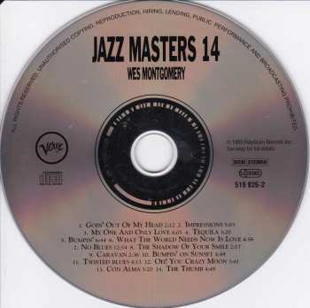 CD Wes Montgomery: Verve Jazz Masters 14