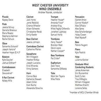 CD West Chester University Wind Ensemble: Like A Moth To A Flame